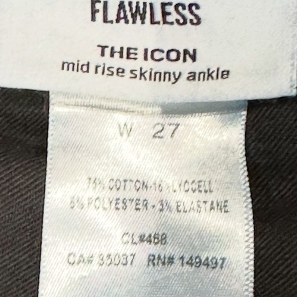 👖🔴 JOE’S JEANS Icon Flawless Ankle Skinny | Sz 27 | Mid-Rise Stripe Stretchy - Picture 5 of 6